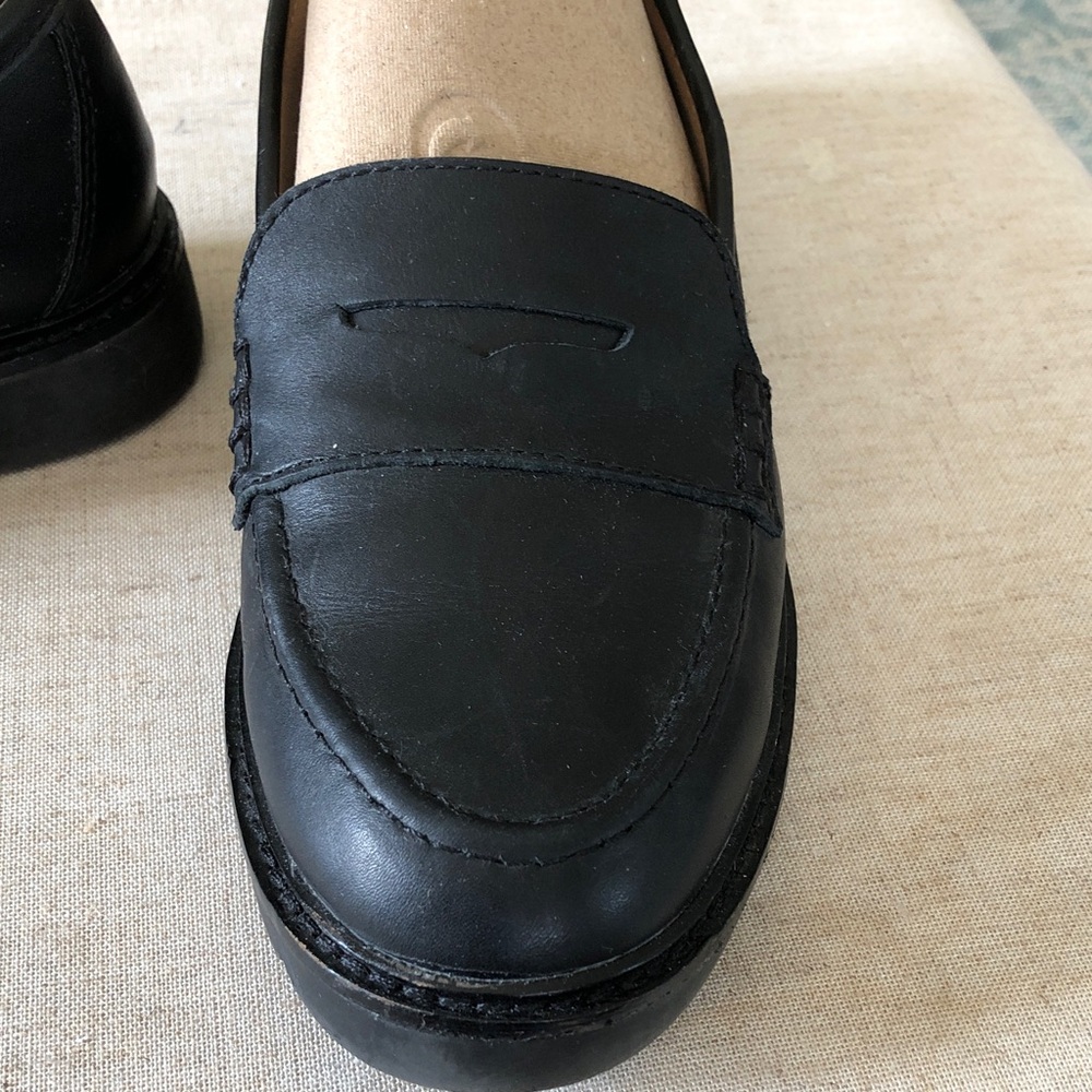 Rockport Black Leather Penny Loafers for Women - Picture 3 of 9